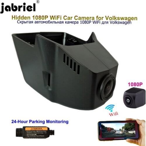 Jabriel for Volkswagen vw Atlas passat tiguan touran b6 b7 b8 mk2 2017 2018 2019 Hidden 1080P Wifi car dvr dash cam Car Camera