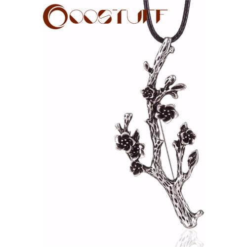 Vintage Plum Blossom Flower Women Jewelry Choker Necklaces Statement necklaces & pendants collares colar collier collier collar