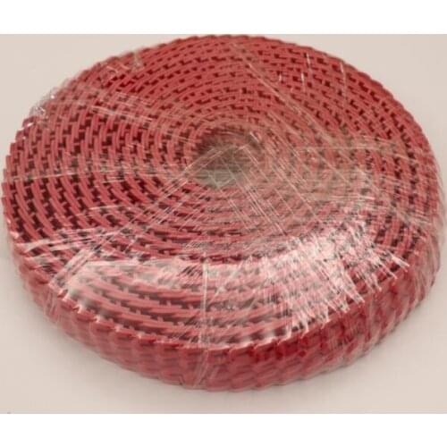 1meters without the Nail B width 17mm color red polyurethane v-belt Free Shipping