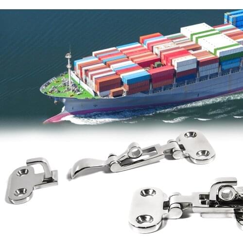 1pcs Anti-Rattle Latch Fastener Clamp Boat Locker Hatch Marine Grade Heavy Duty 316 Stainless Steel 4-3/8"