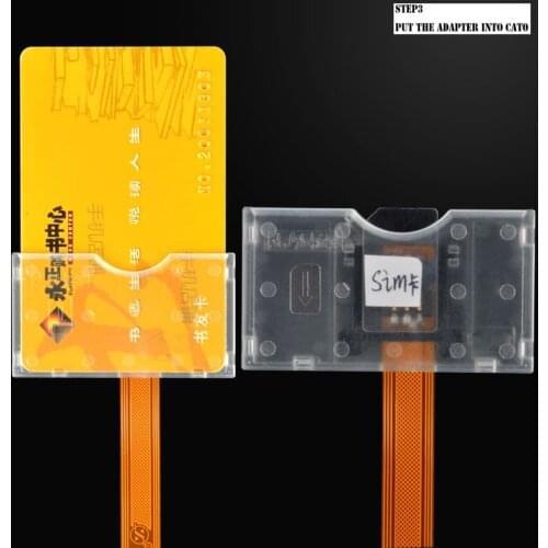 1Pc Top Hybrid Double Dual Sim card Adapter Micro SD Nano Sim Extension Adapter for Xiaomi Redmi Samsung Huawei Dropshipping