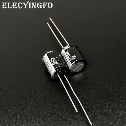 10PCS/100PCS 3.3uF 400V3.3uf NHG Series 10x12.5mm High Quality 400v3.3uf Aluminum Electrolytic capacitor