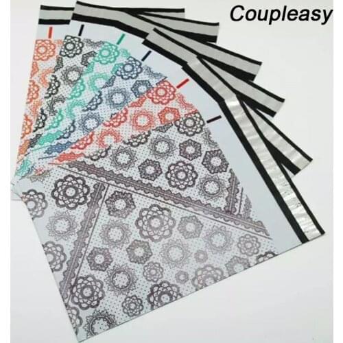100Pcs/Lot New Design Printing Poly Mailer 26x33cm Shipping Bags Mailer Self Seal Plastic Envelope Waterproof Mailing Envelopes