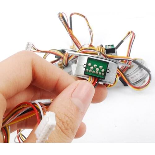 3pcs 2 phase 6 wire Stepper motor Stepper angel 7.5 degree 24V dc 400mA 250g