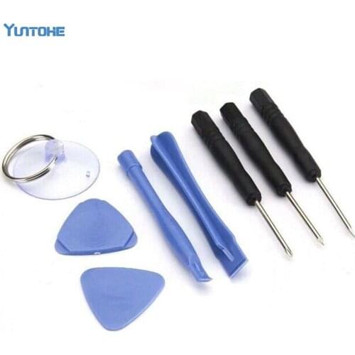 300 set 8 In 1 Cell Phone Opening Pry Repair Tool Kit Screwdrivers Disassembly Tools For iPhone 4 5 6 7 Plus For Samsung