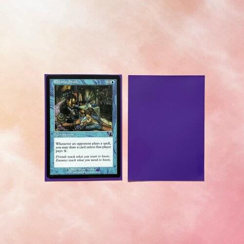 66x91mm 100 PCS/LOT Penny Color Board Games Card Sleeves,Trading Cards Protector for Tarot Shield Magical Card Cover PKM/YGO