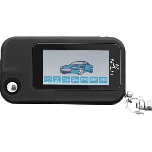 For E91 Russin Version for StarLine E91 Uncut Blade Fob TWO way Car Alarm System LCD Remote Control Keychain Fob