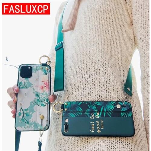 P20 P30 P40 Pro Case Fashion Crossbody Wrist Strap Phone Holder Cover for Huawei Mate 30 Pro Lite P Smart Z Y9 2019 Mate 20 Pro