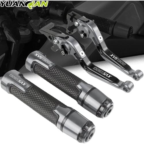 For Yamaha XVS1300 V-STAR DELUXE/STRYKER 2015 2016 2017 CNC Motorcycle Adjustable Folding Brake Clutch Lever Handle Grips End