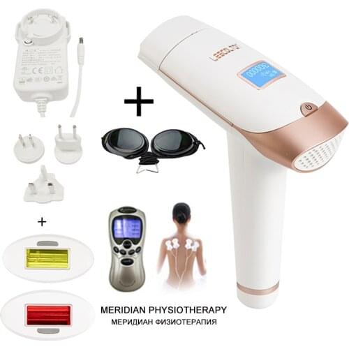 LESCOLTON 2in1 700000 pulsed IPL Laser Epilator Hair Removal LCD Display Laser Permanent Bikini Trimmer Electric depilador