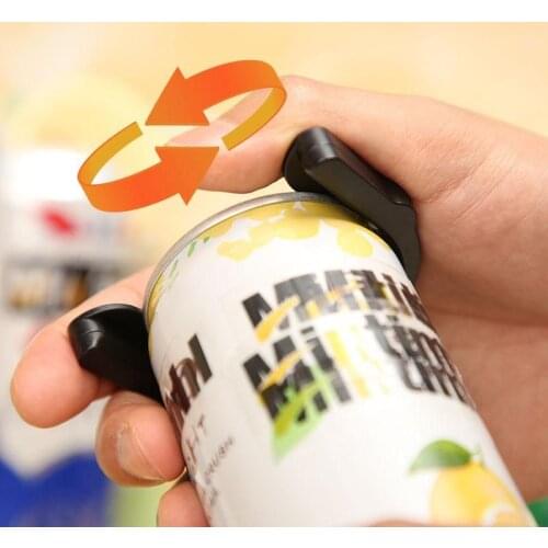 Go Drink New 1pcs Go Swing Universal Topless Can Opener The Easiest Can Opener Drink Opener Bottle Opener Hot Sale
