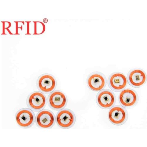 ID 125khz EM4100 TK4100 25mm Read Only Transparent PVC Circular Coin Card Keyfobs RFID Card Access Control Card Fast Shipp 100