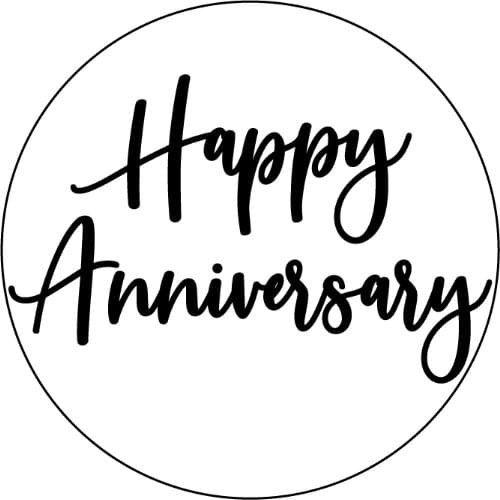 Cake tool PLA Cutter Happy Anniversary wedding party Fondant plastic embosser cutter Cake Mould tools fondant Baking DIY