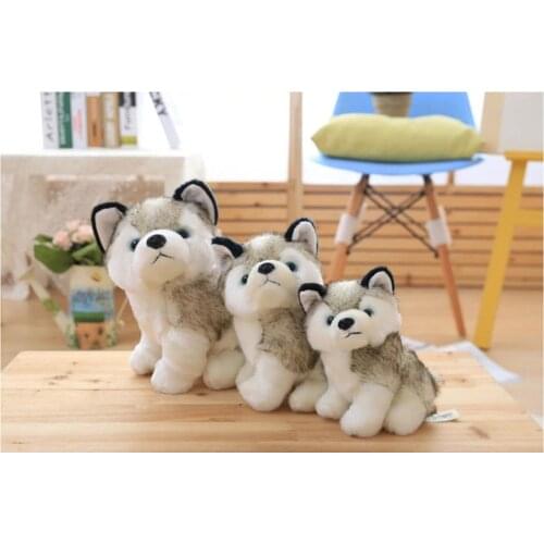 Cute Husky Comfort Plush Toy , 18/22/28cm Dog Dolls For Baby Kids Toy , High Quality Cotton Brinquedos Baby As Gifts