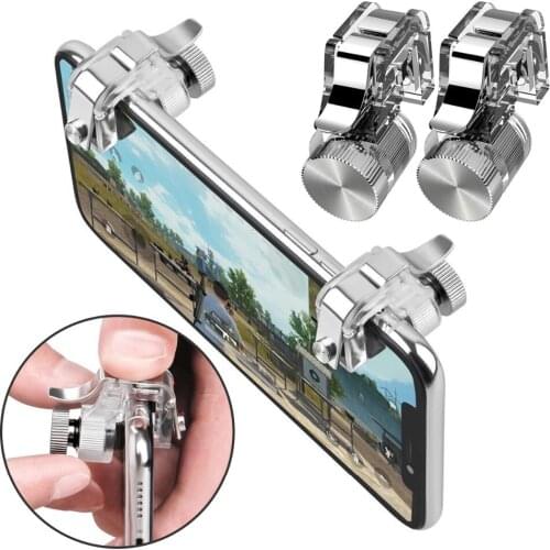 Phone Mobile Game Trigger Fire Button Handle For L1R1 Shooter Controller PUBG Phone Fire Button Handle Controllers Dropshipping