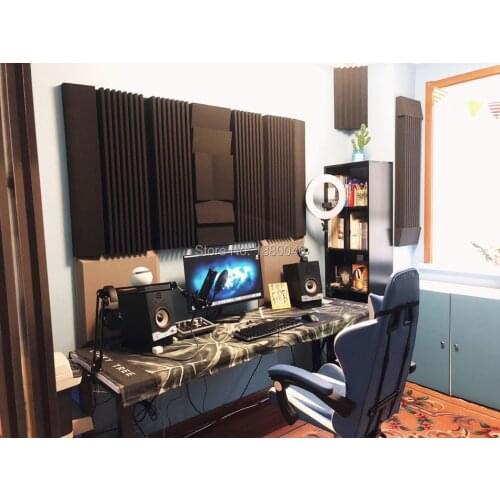 Not compressed packaing Acousitc studio foam High-density Sound absorbing foam combination for Recording studio Room