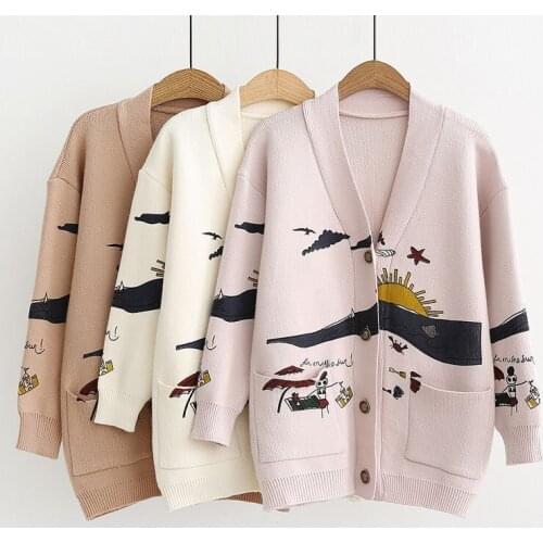 2021 New arrive three color knitting sweater