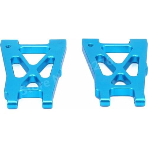2 Pieces RC Car Aluminum Alloy Upgrade Rear Lower Suspension Arm For RC Model Car 1/10 Scale Kyosho Optima 4WD CNC Hobby Buggy