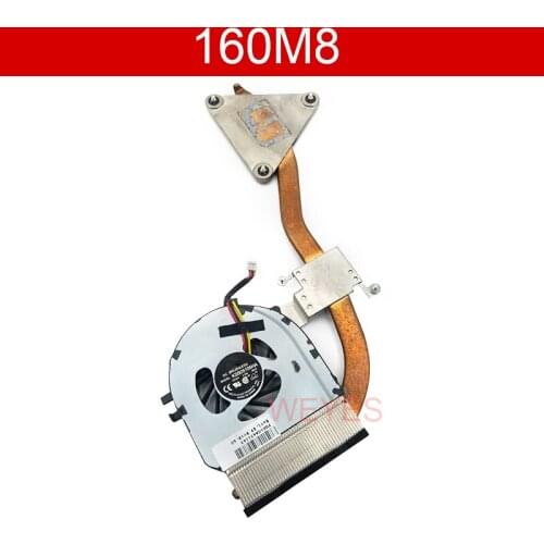 For Dell VOSTRO 3400 3500 V3400 cooling heatsink with fan DP/N 0J6KH0 J6KH0 0160m8 DC05V 0.35A