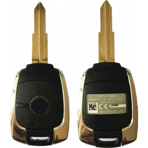 CN096006 Original SsangYong Smart Remote Key 2 Buttons 433 MHz Part number K 87510 34203