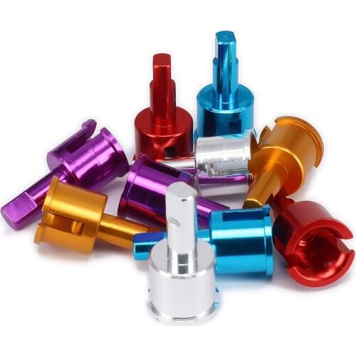 RCAWD 2PCS Aluminum Universal Joint Cup M613(23618) For Rc Hobby Model Car 1/18 Himoto E18 Truck Buggy On-Road Hop-Up Parts