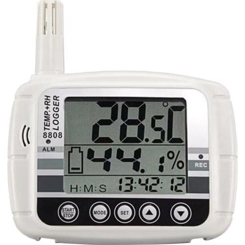 AZ8808 Temperature Logger Air Temp Dew Point Temp.& RH% Display Recording Temp Humidity For Quality Control
