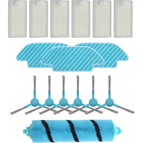 Roller Brush Side Brush for Cecotec Conga 4090 Vacuum Cleaner Conga 4090 HEPA Filter Cleaning MOP