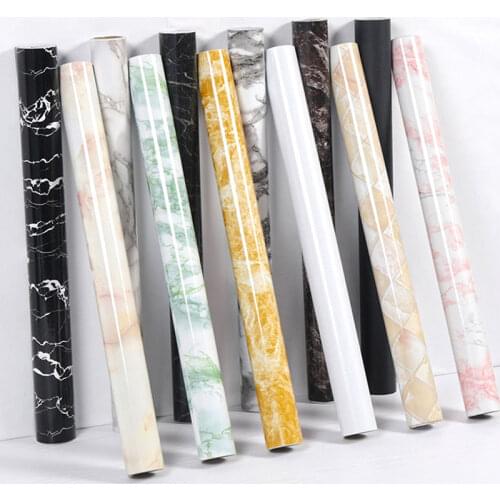 Modern Kitchen Oil Proof Waterproof Wallpaper Self Adhesive Fire prevention Wall sticker Aluminum Foil Wall Paper Cabinet Silver