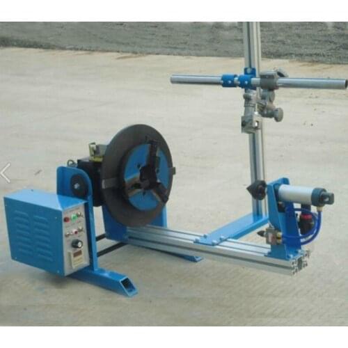 50KG welding positioner with WP-200 chuck for circle workpiece portable turntble equipment with air cylinder