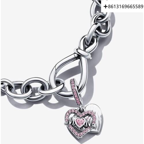 Fashion boutique 925 sterling silver long maternal love series men and women bracelet