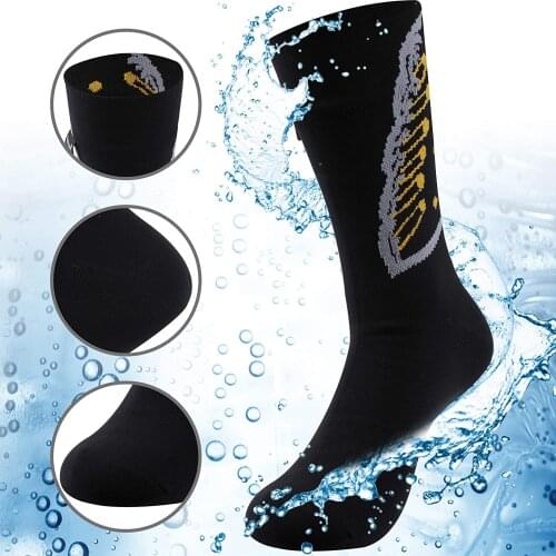RANDY SUN Merino Wool Hiking Waterproof Socks, RANDY SUN Unisex Lightweight Breathable Multisport Crew Socks 1 Pair