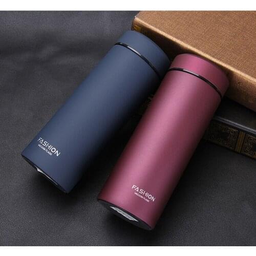 1PC Stainless Steel Thermos Cup Vacuum Thermo Cup Vacuum Cup Thermos Heat Preservation Cup Water Bottle For Business Men KD 1455