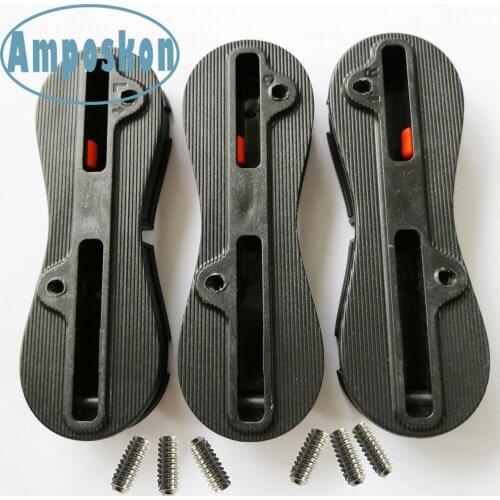 3 PCS/Set New Hot High Quality Black White FCS II Box 1 Center + 2 Side Surf Boards Fin Plugs (1 x 0 Degree + 2 x 9 Degree ) Sup