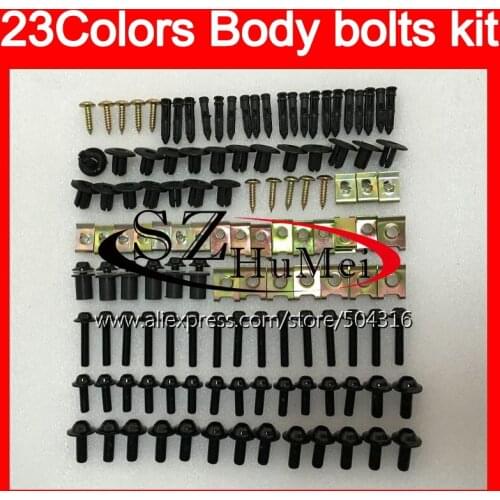 Fairing bolts full screw kit For Aprilia RS4 125 RS125 06 07 08 09 10 11 RS 125 2006 2007 2008 2011 Windscreen bolt screws Nuts