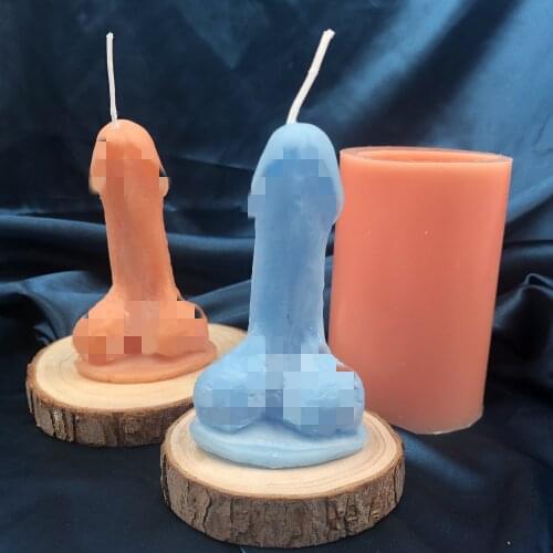 DIY 3D Penis candle mold silicone penis soap mold Fondant Cake Decorating Tools Chocolate Mold Soap Candle Moulds