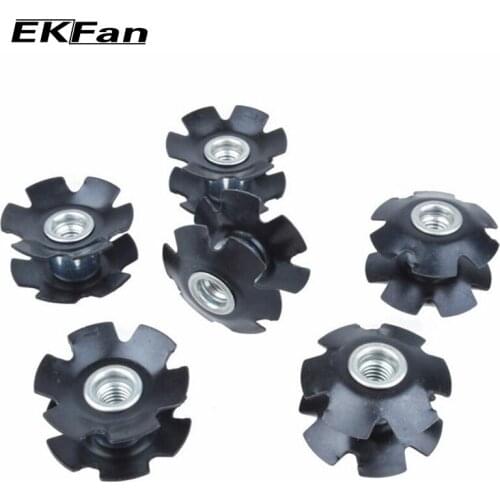 EKFan 1pcs Bike Bicycle Cycling Steer Tube Headset Aluminum Star Nut 1 1/8" 28.6mm
