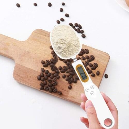 500g/0.1g Kitchen Scale Measuring Spoon Gram Electronic Spoon Portable LCD Digital Food Scale Weight Volumn Display