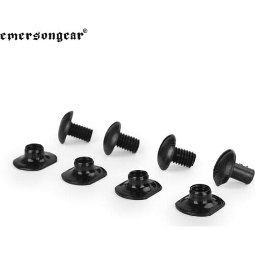 Emersongear Tactical Helmet Screw Sets 4PCS Gear For FAST Helmet Shooting Paintball Airsoft Hiking Hunting Military Sport EM5665