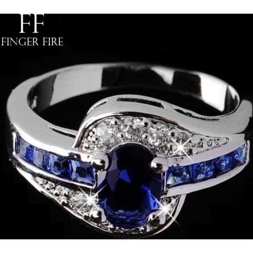 Кольца с сапфирами Finger fire China At AliExpress