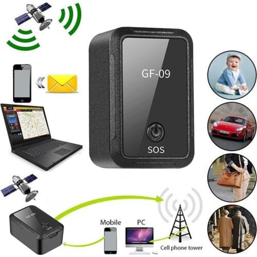 GF09 Mini Car APP GPS Locator Adsorption Recording Anti-dropping Device Voice Control Recording Real-time Tracking