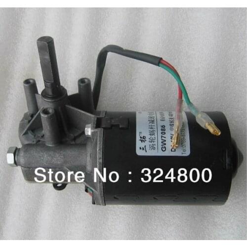 GW7085 mirco Turbine worm shaft decelerate DC Motor motor 12V 40r/min
