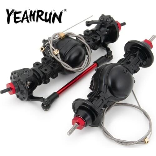 RC Car Toys Upgrade Parts Metal Alloy Front/Rear Axle Differential Built-in Steel Gear for Tamiya 1/14 RC Tow Drag Truck