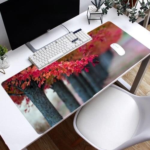 Flowers Aesthetics Art Large Size Mouse Pad Office Decoration Home Study Mat Anti-slip Gaming Mouse Pad