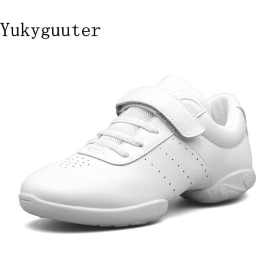 Dance Shoes Children Boy Girl Modern Soft Outsole Jazz Sneakers Aerobics Breathable Lightweight Kids Dancing Fitness Sport