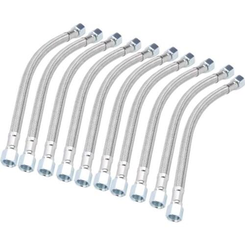 Cast Steel Hose Metal Hose Stable Durable Convenient for 13Mm Inner Diameter 28Cm Hose Length