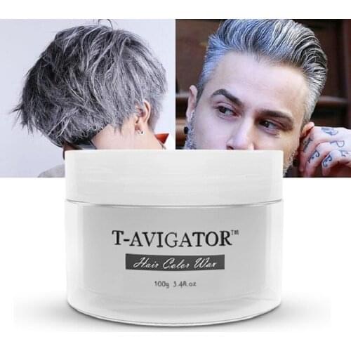Hair ColorFashion Disposable hair Color Wax Dye DIY Hair Modeling Dying Cream Unisex Hair Color gel Mud Professional Hair Dye