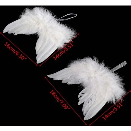 Newborn Baby Boy Girl White Angel Photo Props Cute Photography Accessories Ornaments