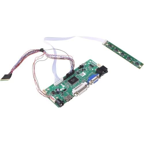 Controller Board LCD HDMI DVI VGA Audio PC Module Driver DIY Kit 15.6" Display B156XW02 1366X768 1ch 6/8-bit 40 Pin Panel