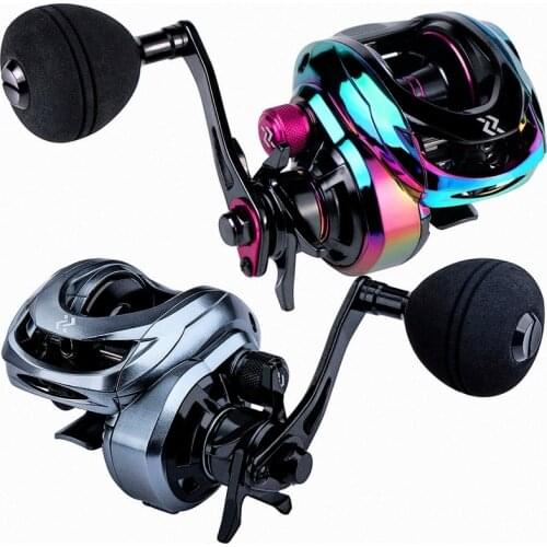 Sougayilang 9+1BB Fishing Reel 8.0:1 Gear Ratio with Aluminum Spool Magnetic Brakes for Saltwater Freshwater Baitcasting Reel