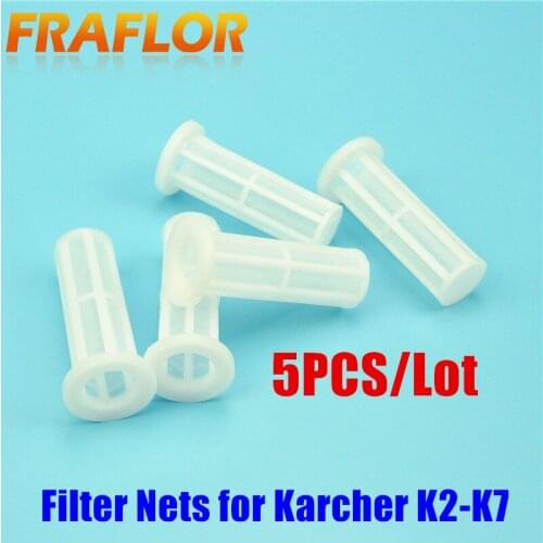 Free shipping 5pc/lot Water Filter Net for Karcher Filter K2 - K7 High Pressure Washer Also for Lavor Elitech Champion Washer